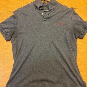 Men's Blue / Gray Polo - Size Large - Rarely Worn.